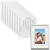 TXXATX 10 Pezzi Passepartout 20x25 cm Passepartout per Cornici Diametro Interno 12x17 cm Spessore di 1,5 mm Bianco per Cornici Foto Quadri Stampe d'Arte