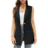 MODSGUE Blazer Lavoro Ufficio Giacca Sportiva Cappotto Blazer Donna Elegante Sottile Giacca Vestito Alla Moda Giacca Bianco, Nero , XL