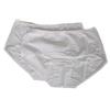 RAGNO Confezione 2 Slip Donna Cotone Bordato Liscio Bipack Articolo 07180S Fly Midi, 010B Bianco, L