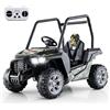 COSTWAY 24V Macchina Elettrica per Bambini, UTV Elettrico con Telecomando Cintura di Sicurezza a 3 Punti, 3 Velocità 2,5-4,5 km/h, Partenza Lenta, Veicolo per Bambini di 3-8 Anni (Nero+verde)