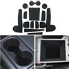 CDEFG Compatibile con Hyundai Tucson NX4 2022 2021 2023 2024, Tappetino Antiscivolo Antipolvere Antigraffio Tucson NX4 Tappetini in Gomma Portabicchieri Auto Tucson 2024 Accessori (Nero)