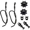 Embhlitfe 2 paia di mensole per pacchi per auto retrattili per bagagliaio posteriore Skoda Cord Hanging Rope Interior Rear Parcel Shelf Strings per Nissan Juke Car Toyota Aygo Vw Tiguan Accessori