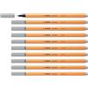 STABILO - Fineliner - point 88 | Confezione da 10, Grigio Chiaro