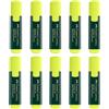 Faber-Castell 205254 - Set di evidenziatori giallo, 10 pennarelli neon per bambini e adulti