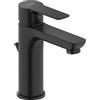 Duravit D-Code Mitigeur monocommandé pour lavabo M FreshStart et Minusflow, avec garniture d'écoulement, DC1023001046, DC1023001046, Colorazione: Nero opaco