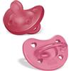Chicco - Gommottino Ciuccio Rosa Silicone 16-36 Mesi Confezione 2 Pezzi