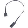 Limtula Cavo di prolunga flessibile per illuminazione a LED, 4 pin, 3 pin, maschio a femmina, per custodie di computer, strisce LED, cavo di luce da 25 cm, 24 AWG