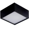F.a.n Europe Lighting S.r.l. Plafoniera da Soffitto a led 16w Nera Klio fan Europe