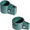 Verdelook Anello di Fissaggio Singolo Tondo Verde per Recinzione d 6cm