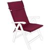 Bizzotto Cuscino Bordeaux Schienale Alto da Esterno