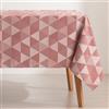 GAMUSI Tovaglia Antimacchia Jacquard Rettangolare Tavolo Impermeabile 140x100 cm, Tocco Tessuto, Colore Piastrella - Atrio