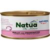 Natua Natural Dog Adult in Jelly cottura al vapore 150 gr - Pollo e prosciutto - Confezione da 24 pezzi - Cibo umido per gatti - 1° ORDINE? scegli lo sconto BZR5 / BZR20 + 200 punti fedeltà