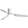 Brightium Ventilatore da soffitto Kochi 18 W DC bianco con 3 pale, 5 velocità e luce regolabile (3000 K-6000 K). Include telecomando, timer e diametro di 132 cm, ideale per qualsiasi ambiente.