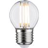 Paulmann 28692 Lampadina LED filamento a goccia 4,8 Watt lampadina dimmerabile chiaro 2700 K bianco caldo E27