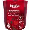 Bolsius - Merry Moments - Candela Profumata - Durata di Combustione di 25 Ore - 80 x 73 mm - Estratti Naturali - Contiene Cera Vegana - Senza Olio di Palma