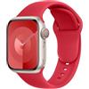 DONEGANI C1 per Cinturino Apple Watch 40mm 44 mm 46mm 42mm 45mm 41mm 38mm 49mm Se Ultra 2 Serie 10 9 8 7 6 5 4 3 Band Bracciale Sport Silicone, Natale rosso