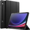 JETech Custodia per Samsung Galaxy Tab S9 11 Pollici con S Pen Holder, Morbida TPU Trifold Supporto Protettiva Tavoletta Cover, Supporta S Pen di Ricarica, Auto Svegliati/Sonno (Graphite Nero)