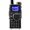 BAOFENG K5PLUS Radio amatoriale a tre bande a lungo raggio, UHF VHF 1,25 M Radio bidirezionale portatile da 10 W a tre potenze con banda aerea, batteria da 2500 mAh, 999 CH, copia di frequenza