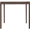 Ferm Living - Tavolo quadrato Dapple - Marrone - Acciaio zincato verniciato a polvere - Designer Says Who