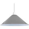 DC VOLTAGE DCVOLTAGE Paralumi a Sospensione Moderni Forma Conica Grigio In Metallo Base Lampadina E27 Facile Installazione per Cucina Ufficio Bar Hotel Caffetteria Soggiorno