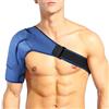 Wchiuoe Tutore per Spalla Regolabile, in Neoprene, per Ridurre i Dolori Alle Spalle, Lesioni Sportive, Scaldacollo, per Spalle Sinistra e Destra, Uomini e Donne S