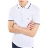 FAY POLO IN COTONE STRETCH - NPMB250140STDWB001 - bianco