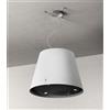 ELICA Cappa Sospesa, Linea EASY UX WH/F/50, Ø50 cm, Acciaio Inox, Bianca - PRF0119940A
