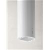 ELICA Cappa ad Isola, Linea TUBE PRO ISLAND WH MAT/A/43, 43 cm, Classe Energetica C, Bianco effetto Soft Touch - PRF0090718B