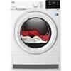 AEG Asciugatrice a Pompa di Calore, Libera Installazione, Capacità 8 Kg, Classe Energetica A+++, Bianco - TR8G83GW