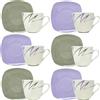 Namai Casa Set 6 Tazzine Caffè con Piattino - Tahin - Eleganza in Porcellana
