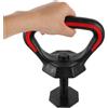 SUPVOX Maniglia Per Kettlebell Regolabile: Convertitore Per Manubri: Converte I Manubri In Set Con Bilanciere Per L'allenamento In Palestra A Casa