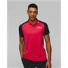 J Lindeberg Polo Tecnica Da Uomo J.lindeberg Calle Tour Polo Rosso-nera