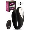 MySecretCase Vibratore Per Coppia Portatile - Vibratore Clitoride Silicone Bluetooth, Sextoys Per Coppia Wireless, Vibratori Donna Punto G, Vibratore Anale Accessori Sessuali Per Coppie (Nero)