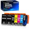 Ondula 202XL Cartucce d'inchiostro Compatibili per Epson 202XL Multipack Compatibili per Epson Expression Premium XP-6100 XP-6105 XP-6005 XP-6000 (2Nero 1Foto Nero 1Ciano 1Magenta 1Giallo)
