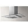 ELICA Cappa a Isola, Linea YE IX/A/90X60, 66 cm, Classe Energetica A, Acciaio Inox + Vetro - PRF0150293