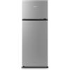 HISENSE Frigorifero a Doppia Porta, Libera Installazione, Capacità 228 Litri, h 144 cm, Classe energetica E, Silver - RT267D4ADE