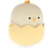 M LEDME Lampada Led touch Pulcino per bambini a batteria ricaricabile USB Bianco caldo e RGB M LEDME