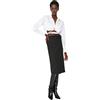 Trendyol Longuette da Donna Gonna a Matita, Nero, 68