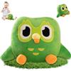 TELAOBAN Peluche Gufo Verde, 20cm Green Owl Plush, Verde Gufo Giocattolo, Carini Gufo Verde Peluche, Peluche Cartone Animato Gufo Verde, Gufi Verdi Cuscino di Peluche, per Bambini Ragazze Ragazzi