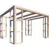 DÉCOR ET JARDIN Pergola in legno da esterno decor et jardin ambre, 401x304x229 cm