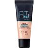 Maybelline Fit Me Matte & Poreless Fondotinta Opacizzante Ivory