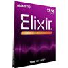 Elixir® Strings Phosphor Bronze Acoustic Guitar Strings w NANOWEB® Coating, Medium (.013-.056)
