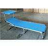Amicasa Lettino Prendisole da Giardino Mare Spiaggia in Alluminio Professionale con Tettuccio Parasole in Tela colore Blu - Lett 2