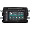 Jf Sound car audio system Autoradio Custom Fit per Dacia Duster Android GPS Bluetooth WiFi Dab USB Full HD Touchscreen Display 7