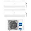 Haier Pearl climatizzatore condizionatore dual split inverter 7000+9000 BTU 5 kW
