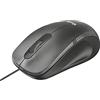 Trust Ivero Mouse con Filo Compatto, Cavo USB 1,5 m, Sensore Ottico, 3 Pulsanti, Mouse USB Leggero per PC, Laptop, Portatile, Computer, Mac, Windows, Chrome OS - Grigio