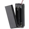 TECHZOCO Porta batterie con interruttore on/off, supporto batteria AA, scatola batteria, porta batterie, cavo da 200 mm, tensione totale: 3 V (1,5 V per batteria), adatto per 2 batterie LR3 AAA (FR3,