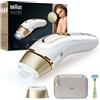 Braun Silk-expert Pro Silk expert Pro 5 PL5054, Epilatore A Luce Pulsata Donna, Per La Rimozione Permanente Dei Peli Visibili A Casa Tua, Bianco/Oro