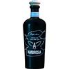 AMBROSIA PREMIUM ITALIAN GIN Ambrosia, Gin Distillato Night Edition, Etichetta Con Tecnologia LED, 4 Botaniche, 40% Vol., 70 cl