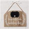 Widdop and Co Widdop Love Story-Targa con Conto alla rovescia per Il Nostro Matrimonio, MDF Stampato, Legno, One